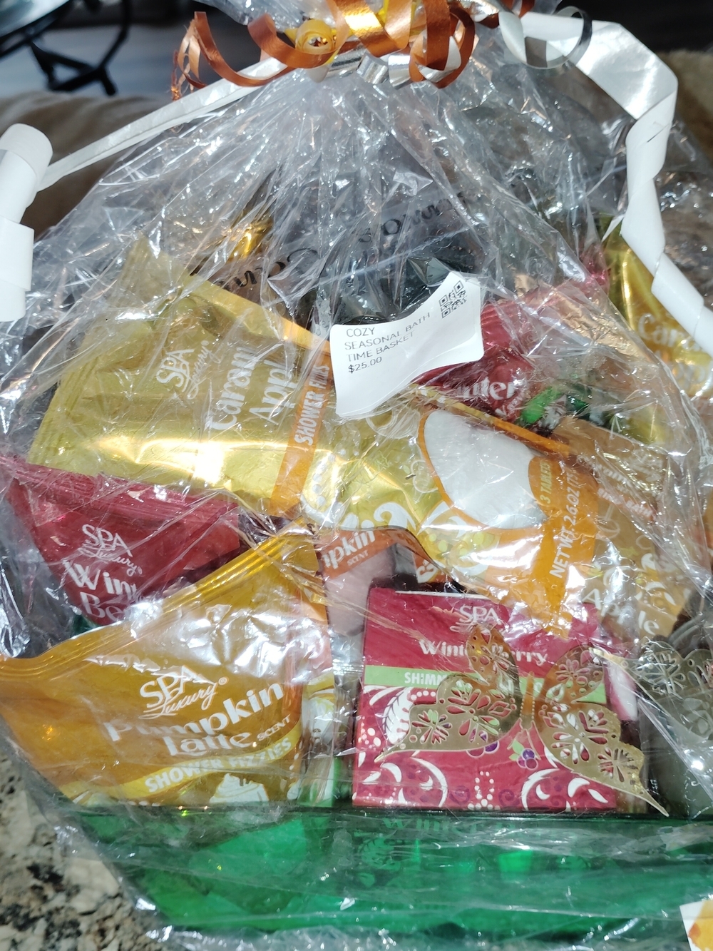 Fall holiday themed pamper me basket All New - Picture 3 of 5
